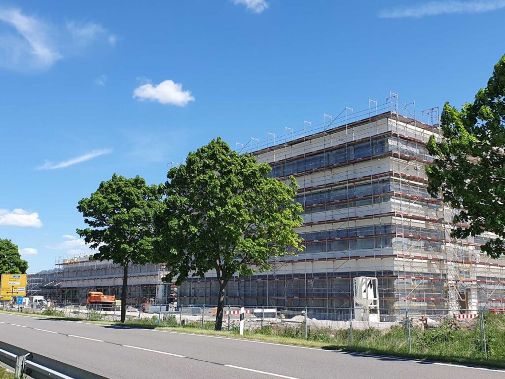 Planung und Bauleitung München für das Produktionsgebäude und Büro von Bosch Bühl